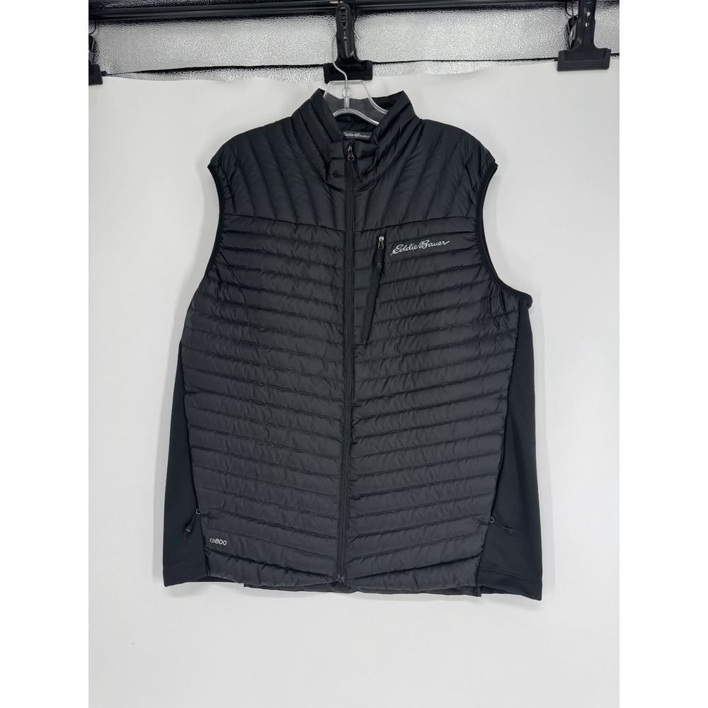 Eddie Bauer EB800 EB 800 First Ascent Quilted Puffer Vest Mens Large Goose Down